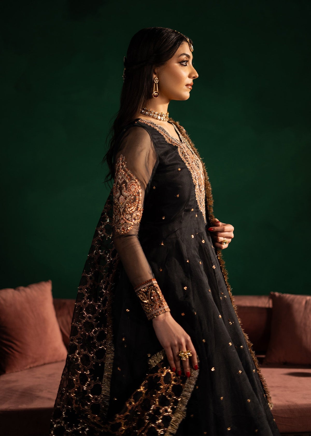 Maria Osama Khan | Jashan Pret | Sham-e-Jashan by Maria Osama Khan - Designer Dress - Type: Ladies Clothes - Available at Libayah - 100% Original