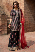 Charizma | Festive Pret | 3-PC Embroidered Raw Silk CMA-6-355 by Charizma - Designer Dress  - Type : Ladies Clothes - Available at Libayah - 100% Original 