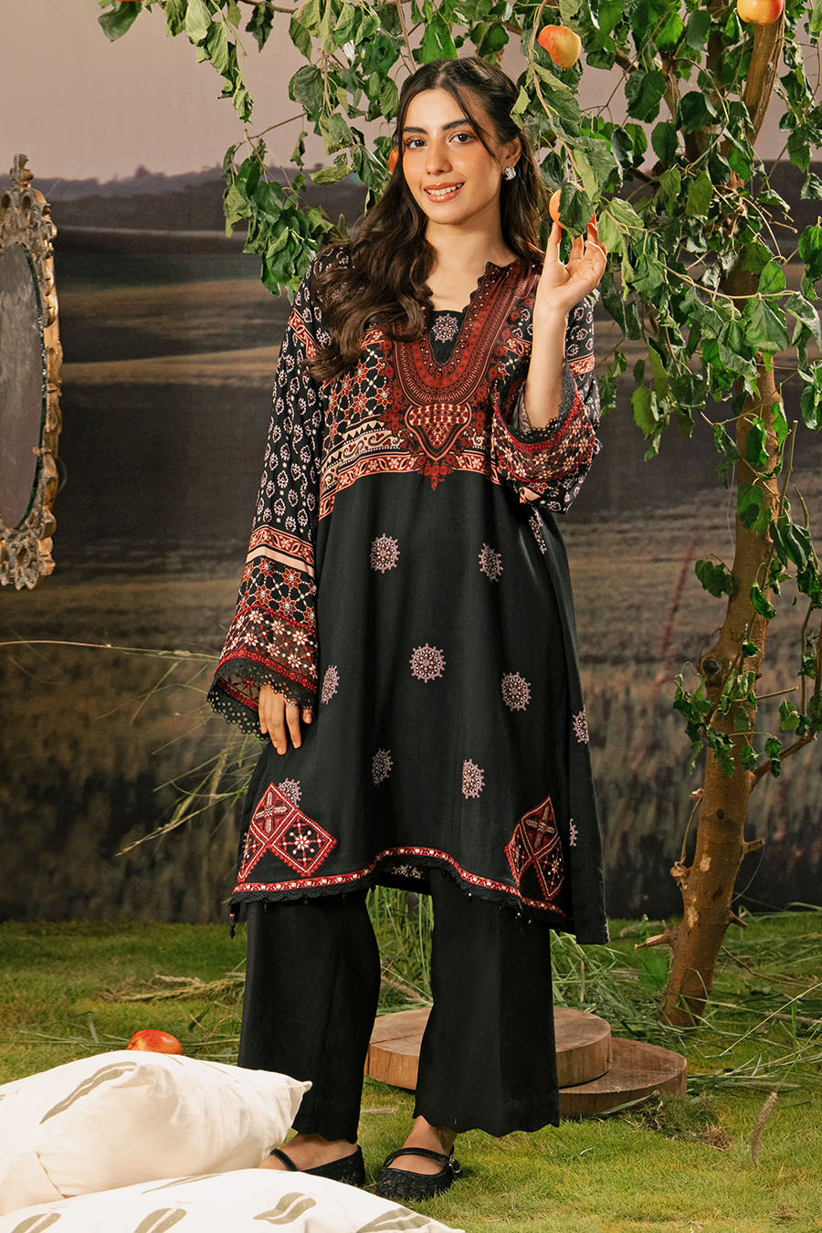 Maria B | Basics Winter 25 | MB-PFUS25-09A by Maria B - Designer Dress  - Type : Ladies Clothes - Available at Libayah - 100% Original 