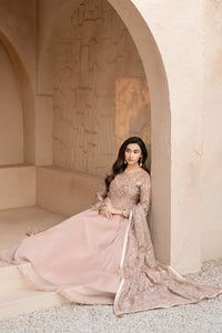 Alizeh | Ready to wear | Beige Dress 3 piece - RTW1027 by Alizeh - Designer Dress  - Type : Ladies Clothes - Available at Libayah - 100% Original 