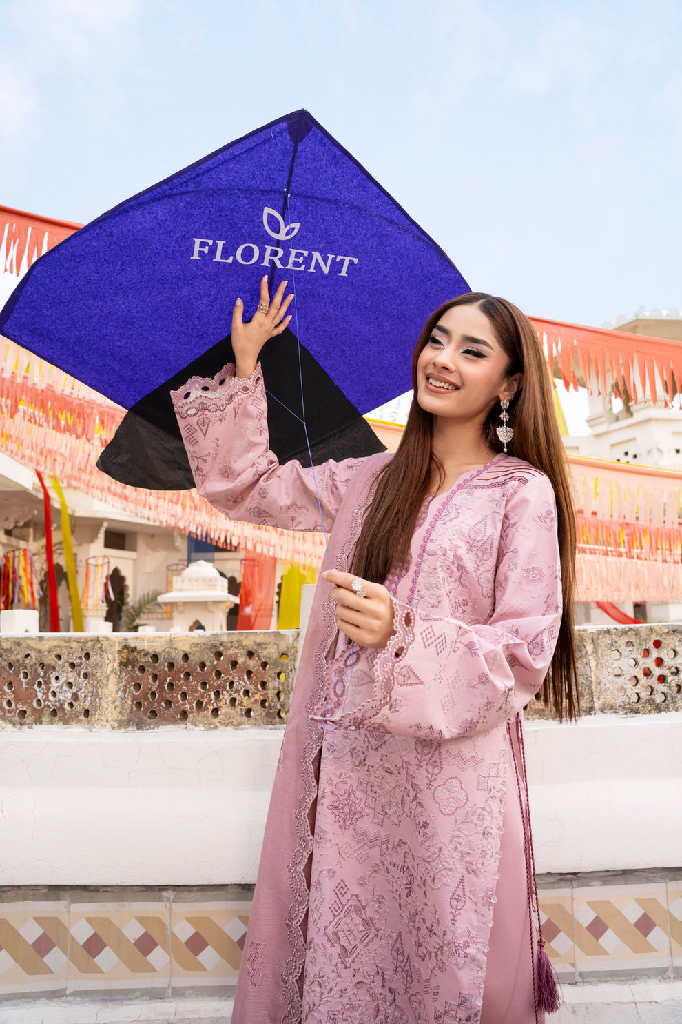 Florent | Basant Chikankari | FBC - 6A - by Libayah - Registered Vendor of : Florent - 100% Original Designer Dress