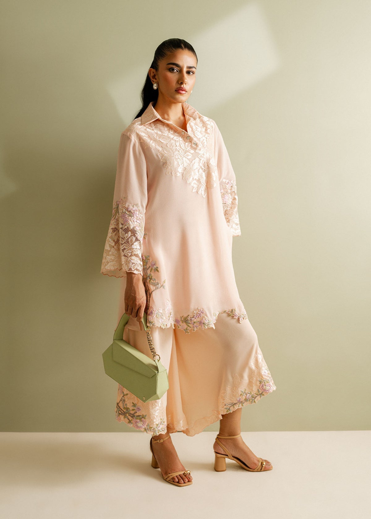 Mahgul | Ayanas Garden | Blush Mirage by Mahgul - Designer Dress - Type: Ladies Clothes - Available at Libayah - 100% Original
