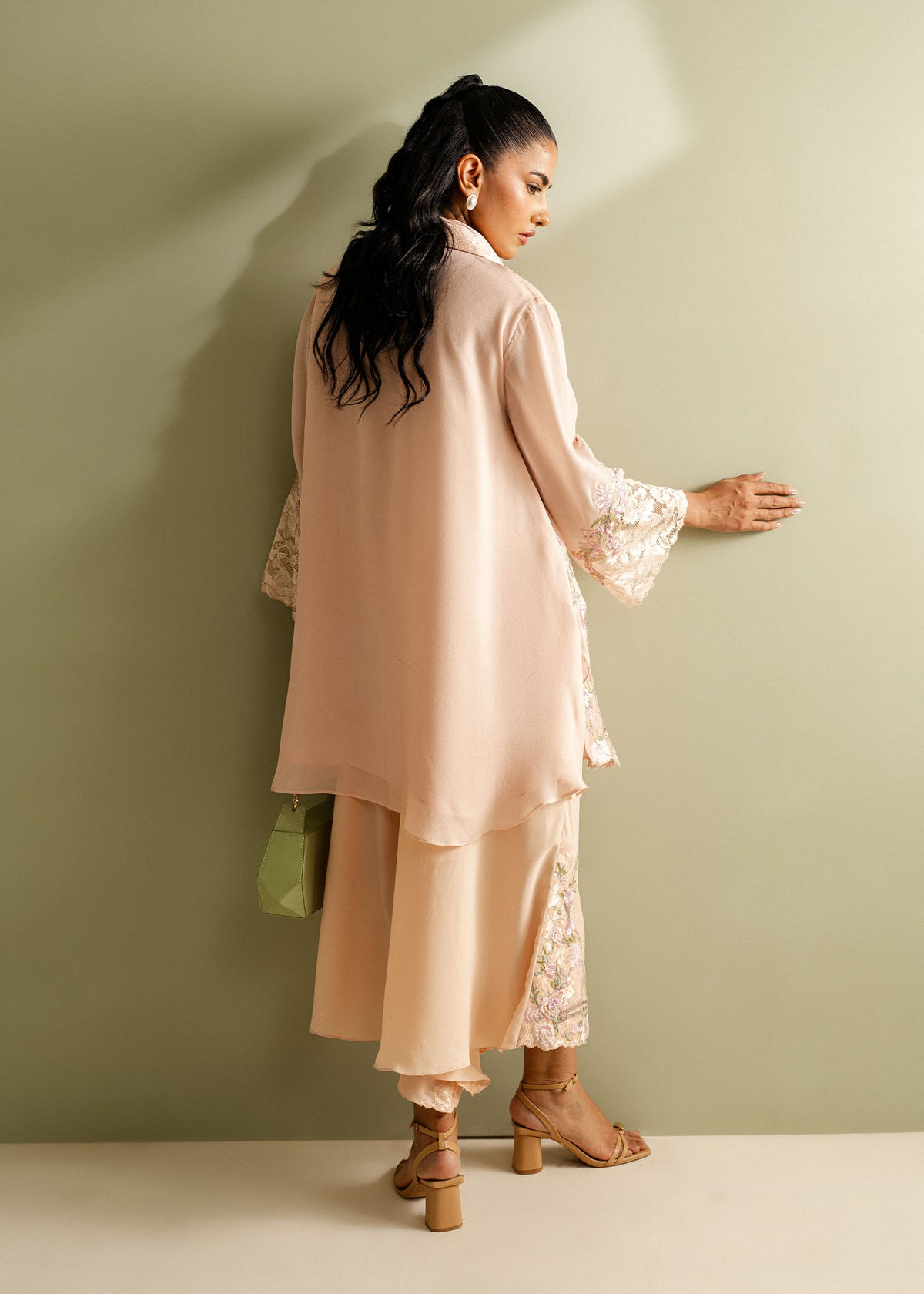 Mahgul | Ayanas Garden | Blush Mirage by Mahgul - Designer Dress - Type: Ladies Clothes - Available at Libayah - 100% Original