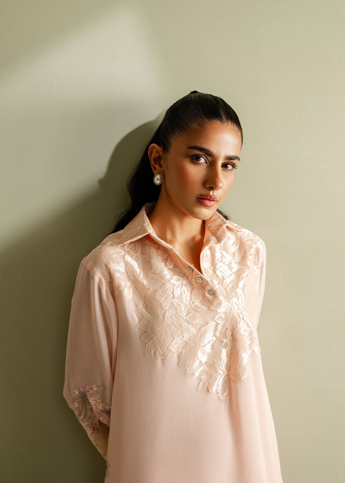 Mahgul | Ayanas Garden | Blush Mirage by Mahgul - Designer Dress - Type: Ladies Clothes - Available at Libayah - 100% Original