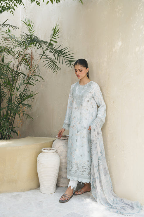 Aabyaan | Shezlin Chikankari 25 | DILARA (AF-04) by Aabyaan - Designer Dress - Type: Ladies Clothes - Available at Libayah - 100% Original