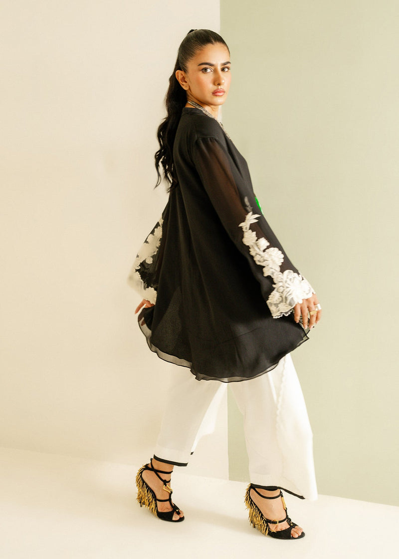 Mahgul | Ayanas Garden | Monochrome Flow by Mahgul - Designer Dress - Type: Ladies Clothes - Available at Libayah - 100% Original