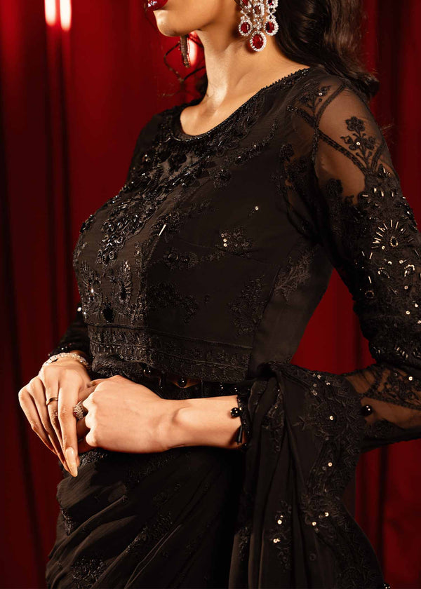 Paras by Pasha | Noor -e- Jahan Saree Collection | Shab-e-Noor by Paras by Pasha - Designer Dress - Type: Ladies Clothes - Available at Libayah - 100% Original