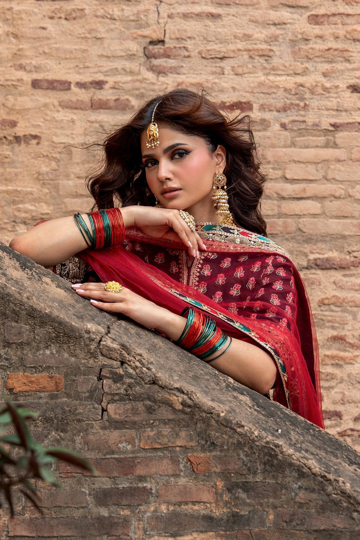 Charizma | Festive Pret | 3-PC Embroidered Raw Silk CMA-6-355 by Charizma - Designer Dress  - Type : Ladies Clothes - Available at Libayah - 100% Original 