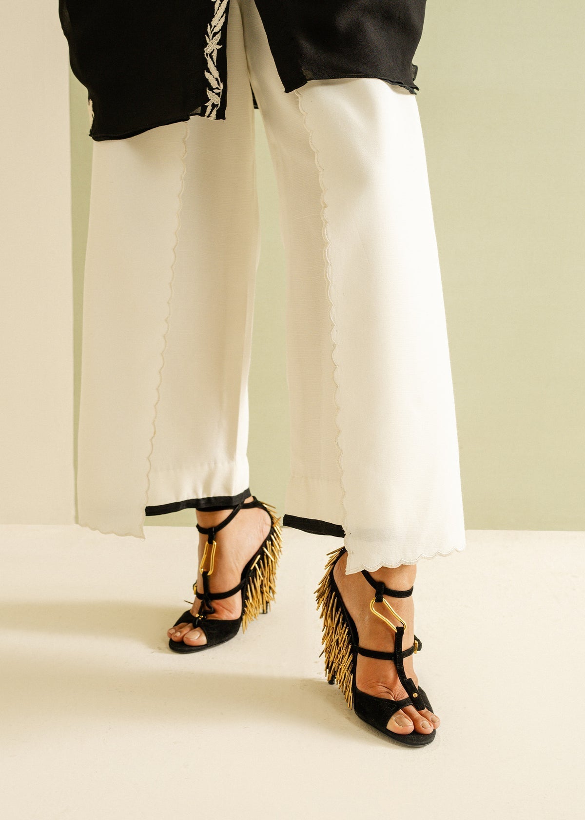 Mahgul | Ayanas Garden | Monochrome Flow by Mahgul - Designer Dress - Type: Ladies Clothes - Available at Libayah - 100% Original