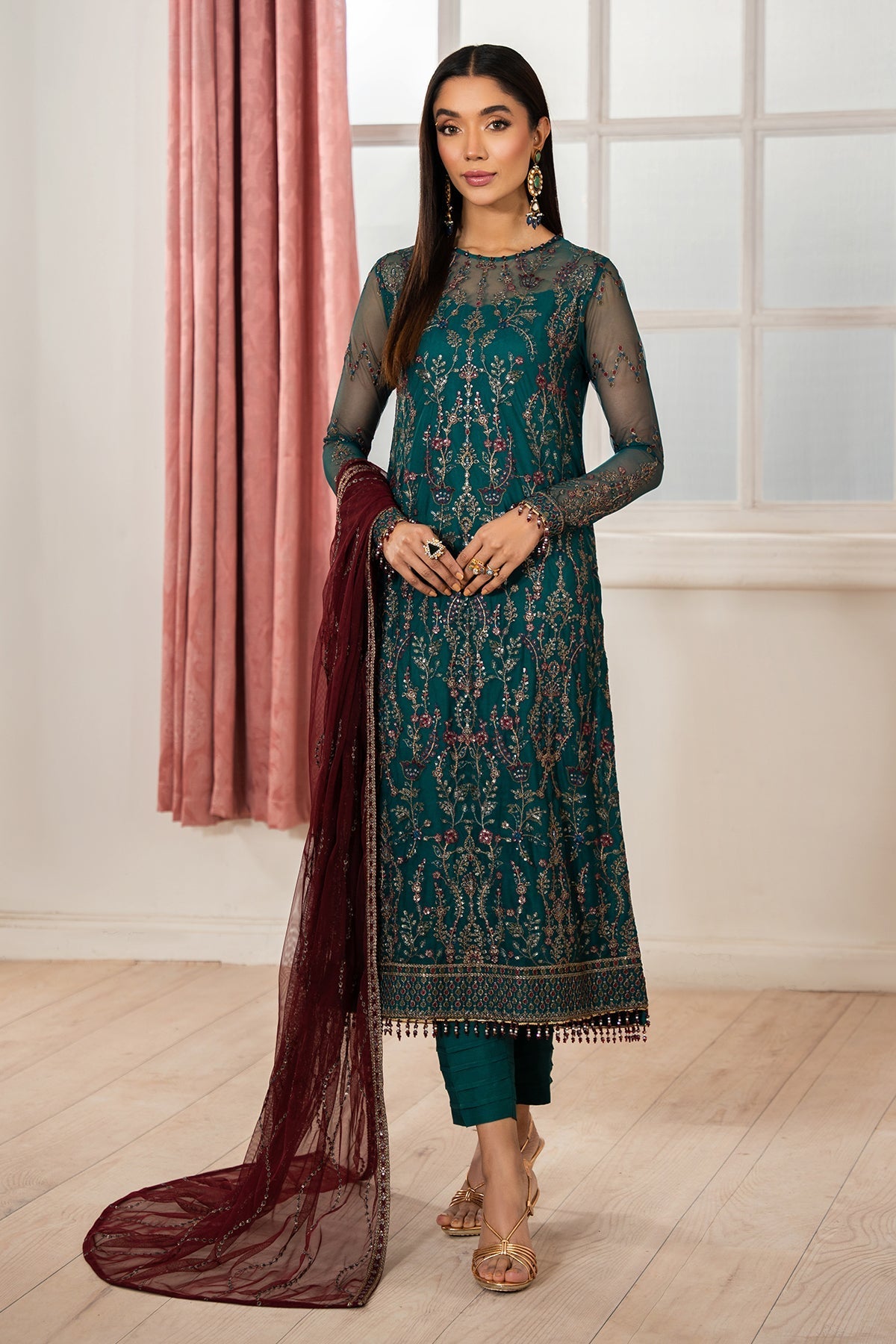 Zarif | Heer Formals | Z-06 NUHA by Zarif - Designer Dress - Type: Ladies Clothes - Available at Libayah - 100% Original