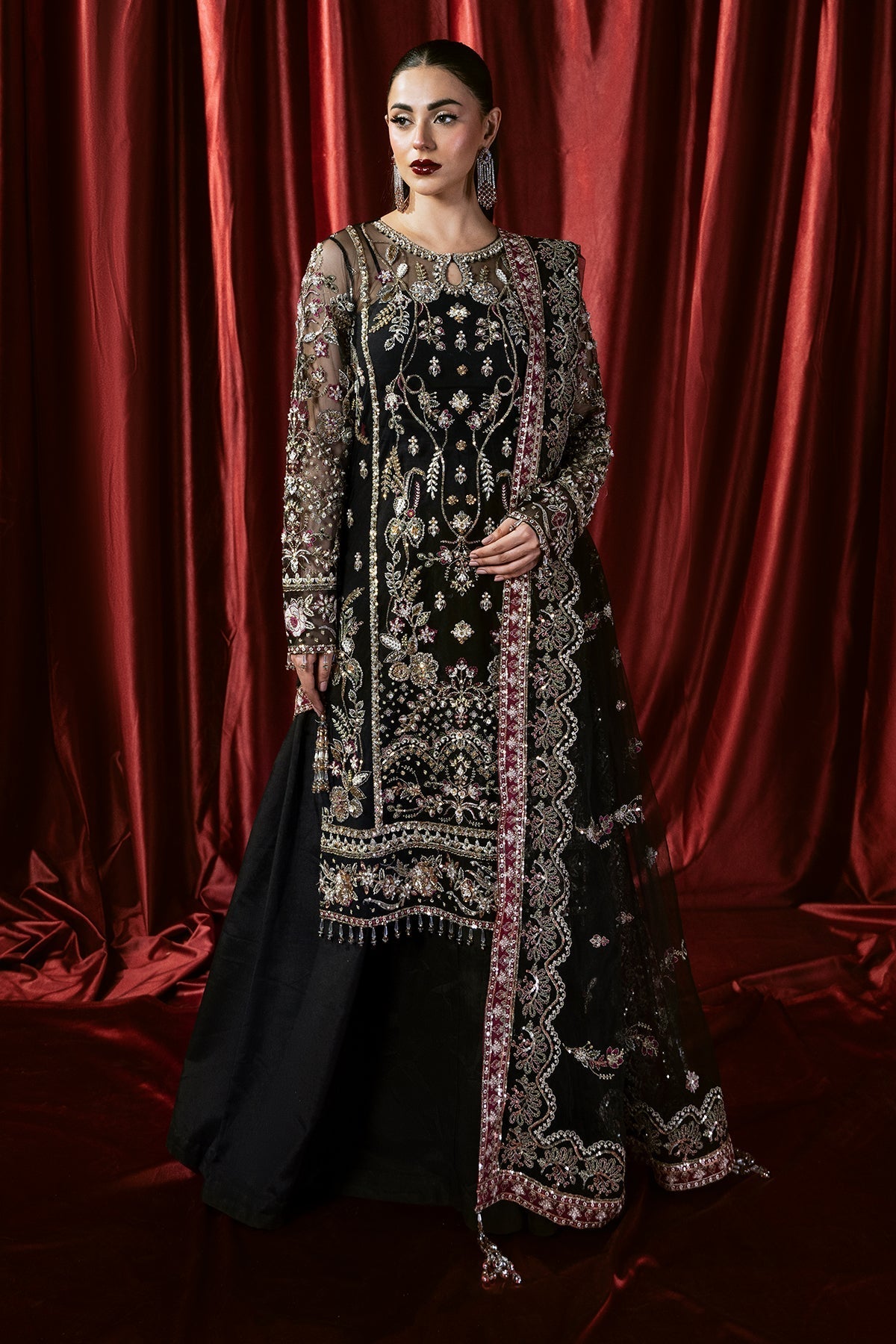 Mina Kashif | Kahani Formals | Sharjeena by Mina Kashif - Designer Dress - Type: Ladies Clothes - Available at Libayah - 100% Original