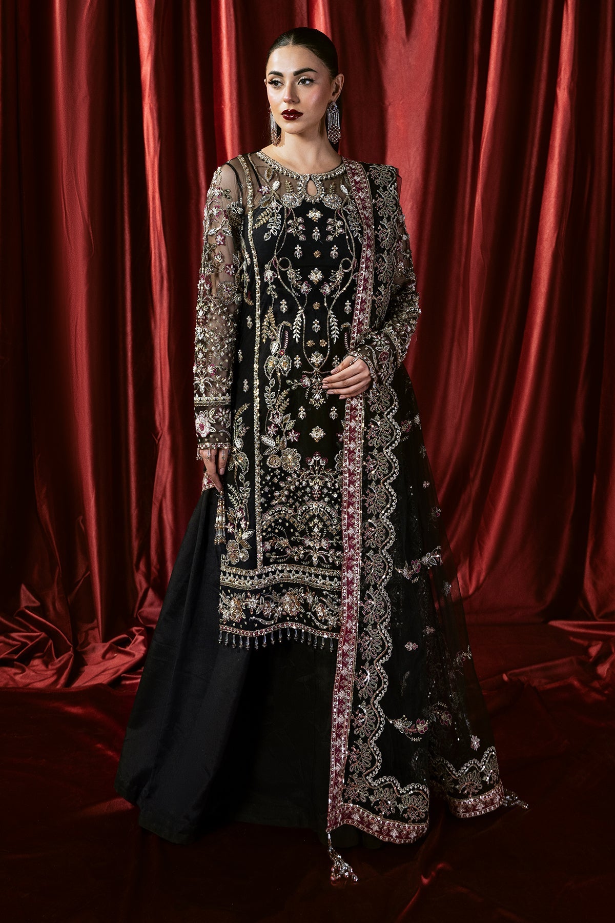 Mina Kashif | Kahani Formals | Sharjeena by Mina Kashif - Designer Dress - Type: Ladies Clothes - Available at Libayah - 100% Original