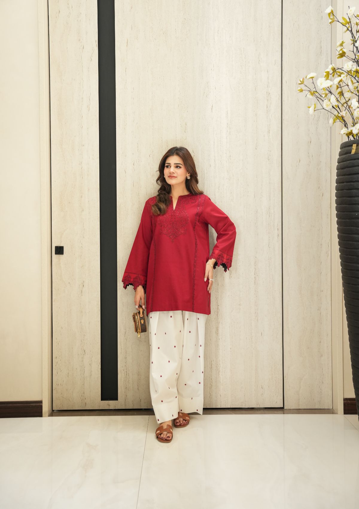 Faiza Faisal | FNF Cords Edit | RUBY FUSION by Faiza Faisal - Designer Dress  - Type : Ladies Clothes - Available at Libayah - 100% Original 