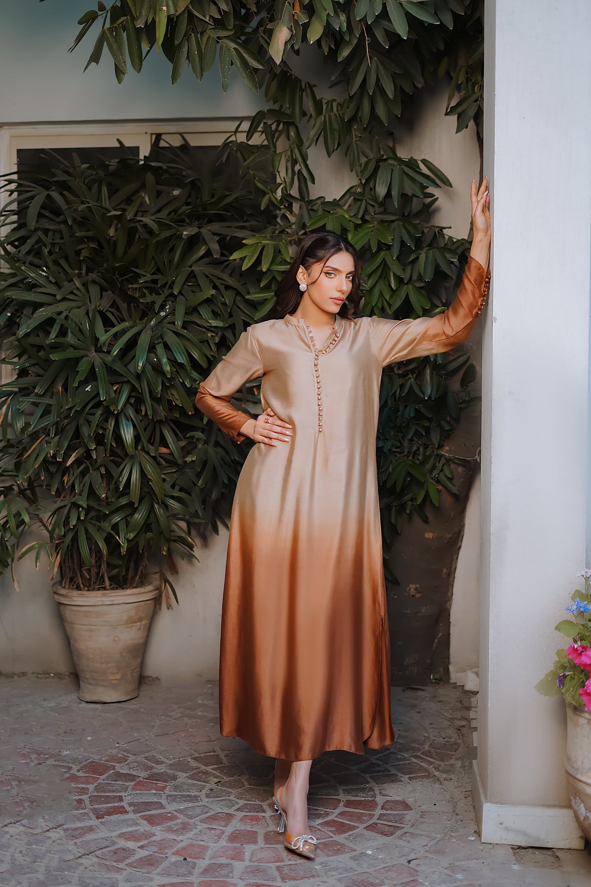 Erum Khan | Nue 25 | Sunset Dusk by Erum Khan - Designer Dress - Type: Ladies Clothes - Available at Libayah - 100% Original