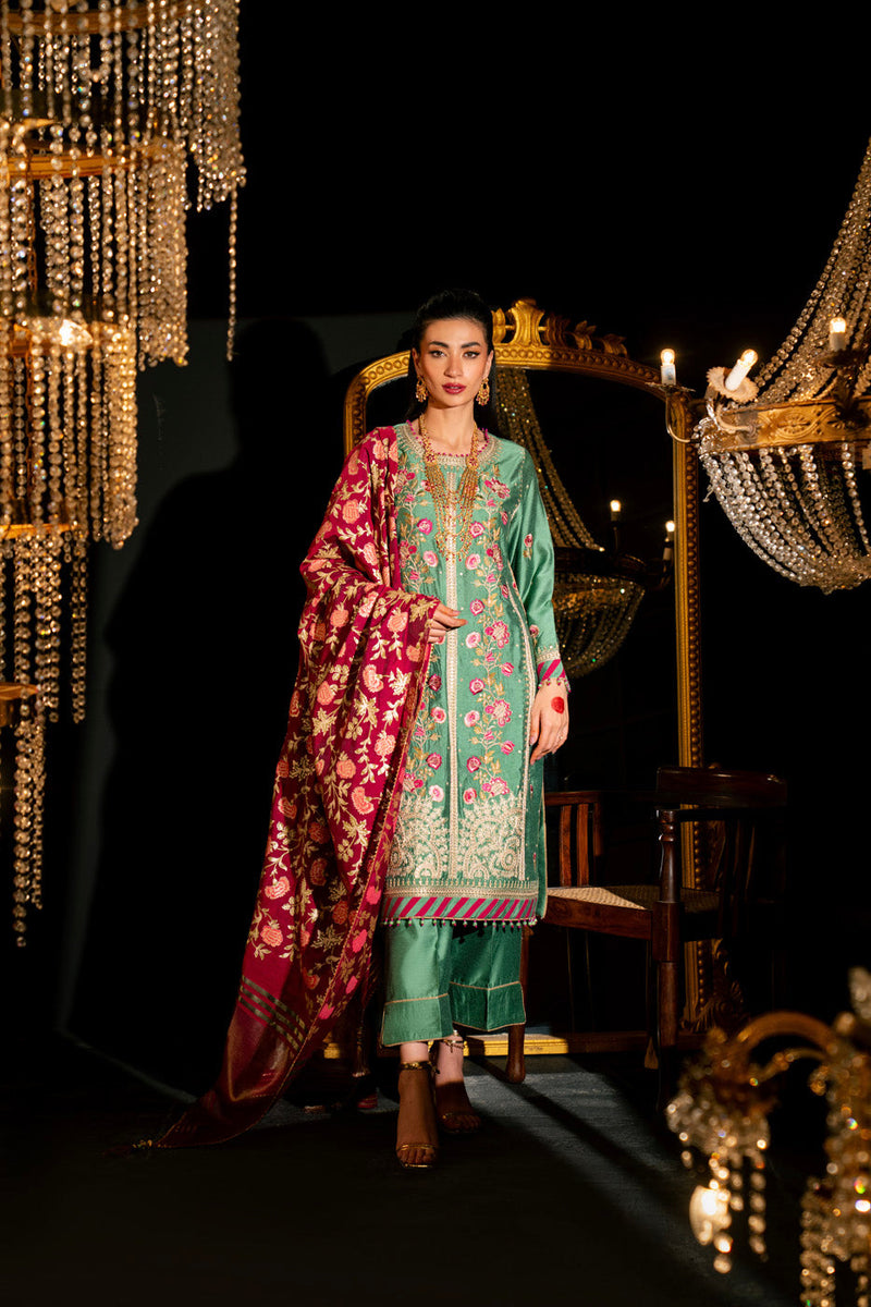 AlKaram | Festive Summer 25 | FC-9D-25-Sage by Alkaram - Designer Dress - Type: Ladies Clothes - Available at Libayah - 100% Original