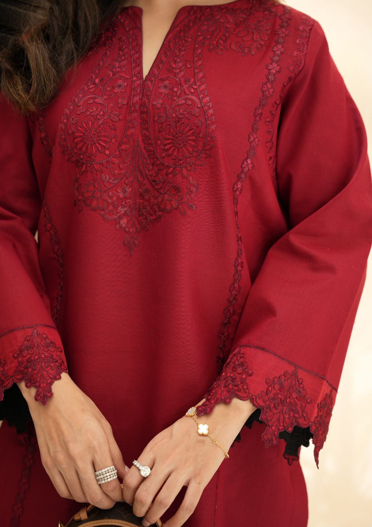Faiza Faisal | FNF Cords Edit | RUBY FUSION by Faiza Faisal - Designer Dress  - Type : Ladies Clothes - Available at Libayah - 100% Original 
