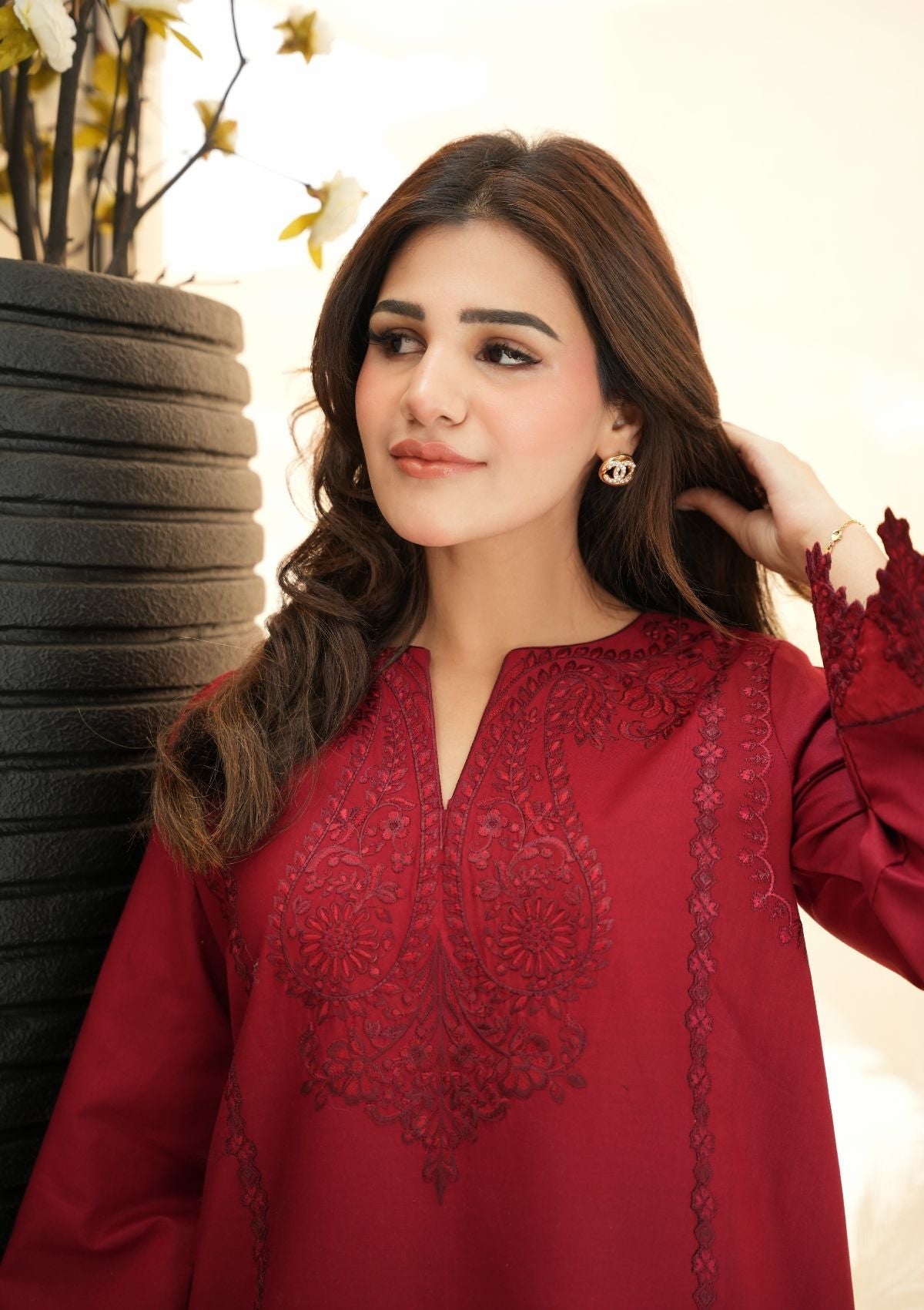Faiza Faisal | FNF Cords Edit | RUBY FUSION by Faiza Faisal - Designer Dress  - Type : Ladies Clothes - Available at Libayah - 100% Original 