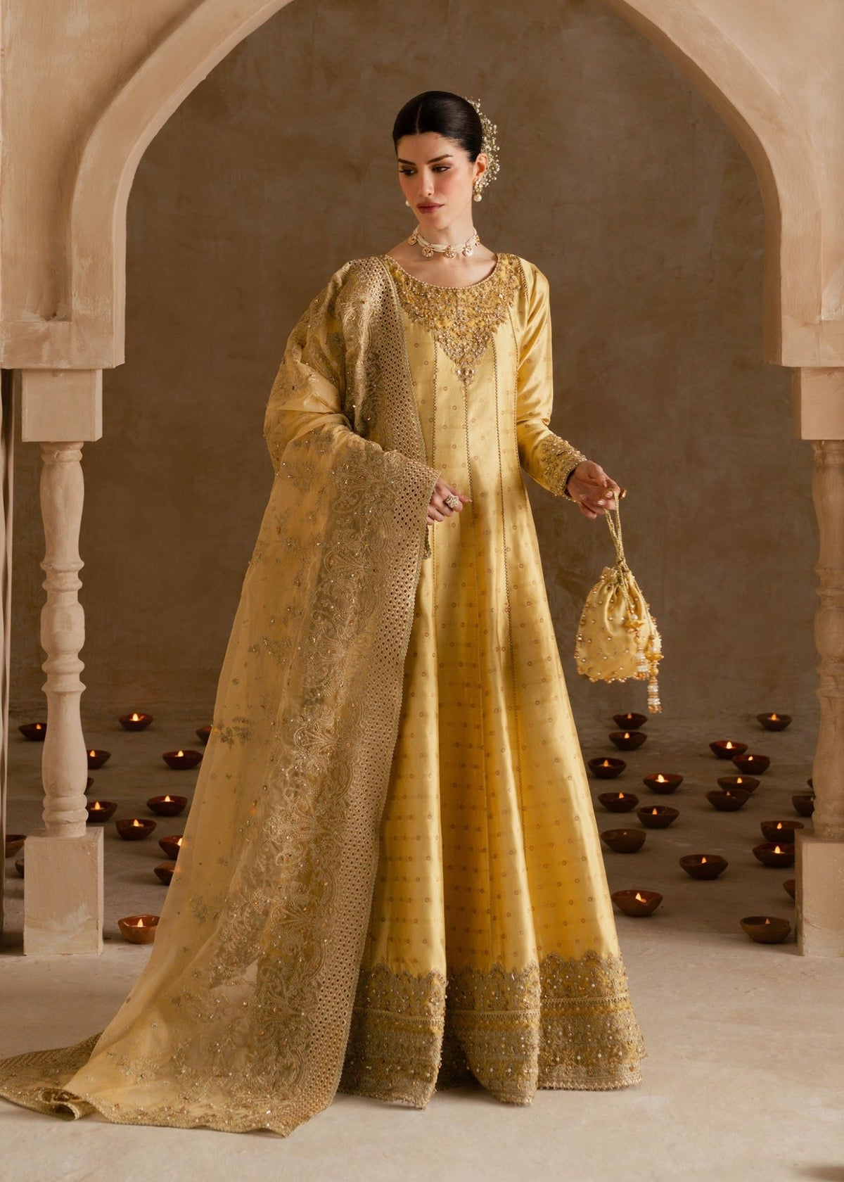 Kanwal Malik | Shehnai Luxury Pret 26 | Roohi by Kanwal Malik - Designer Dress  - Type : Ladies Clothes - Available at Libayah - 100% Original 