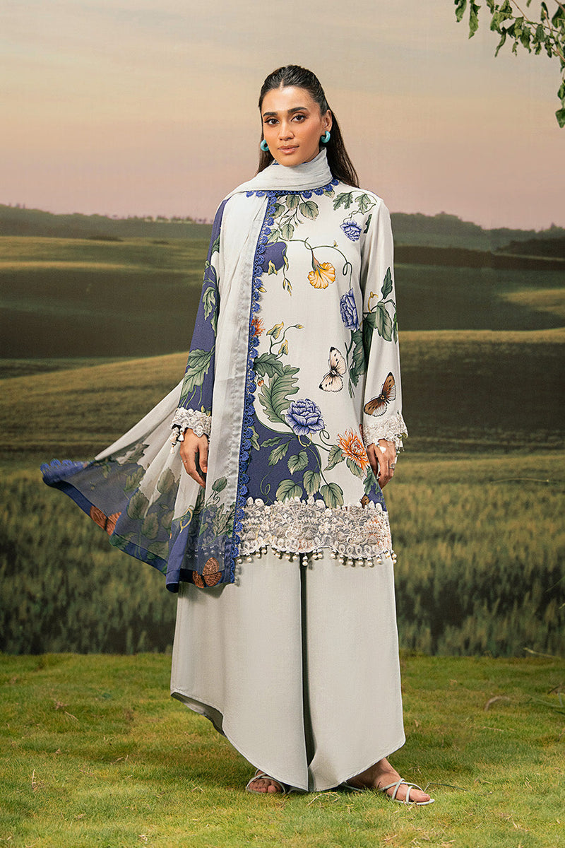 Maria B | Basics Winter 25 | MB-PFUS25-07B by Maria B - Designer Dress  - Type : Ladies Clothes - Available at Libayah - 100% Original 