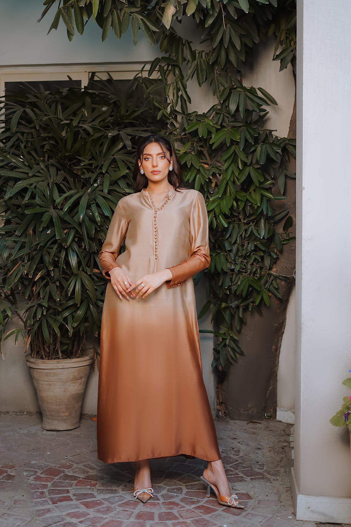 Erum Khan | Nue 25 | Sunset Dusk by Erum Khan - Designer Dress - Type: Ladies Clothes - Available at Libayah - 100% Original