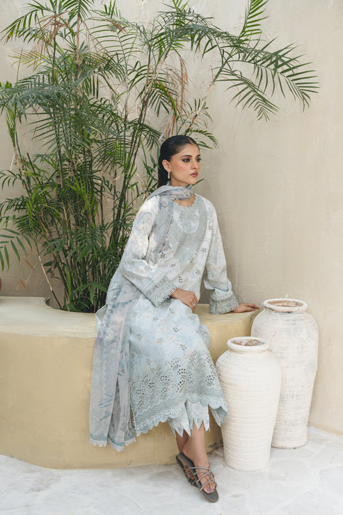 Aabyaan | Shezlin Chikankari 25 | DILARA (AF-04) by Aabyaan - Designer Dress - Type: Ladies Clothes - Available at Libayah - 100% Original