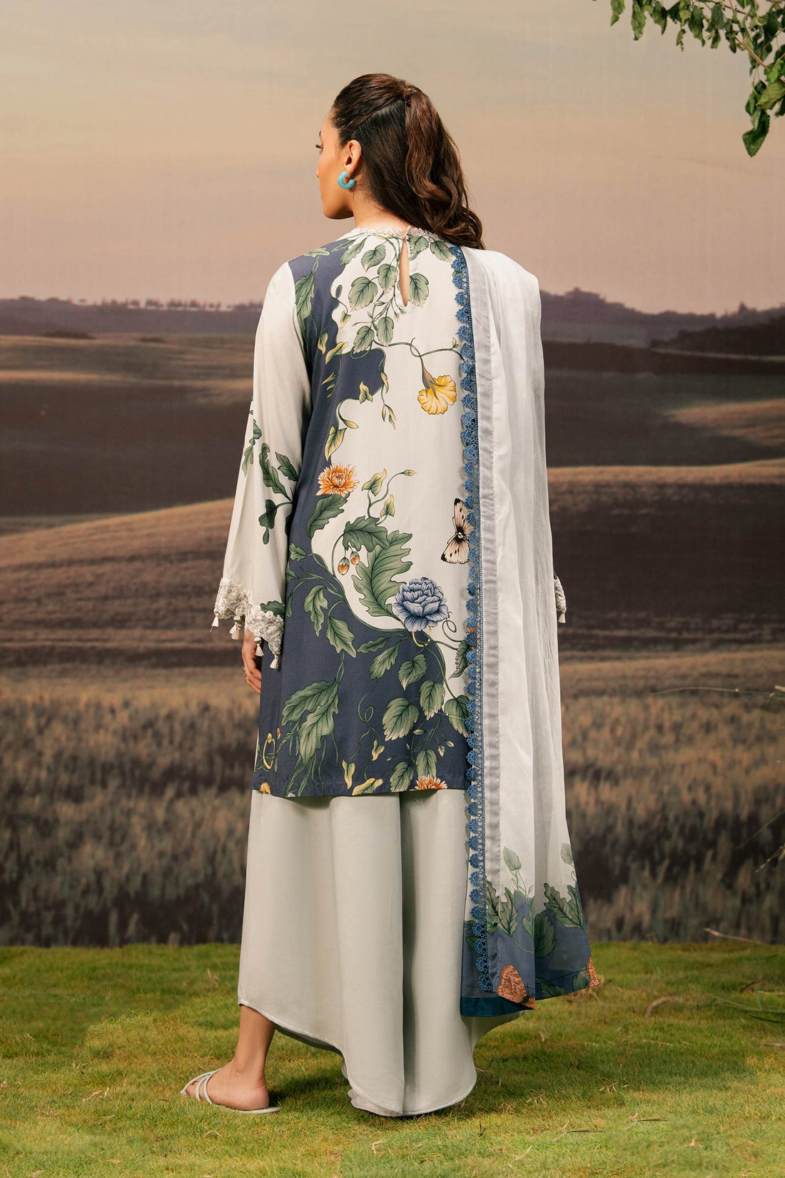 Maria B | Basics Winter 25 | MB-PFUS25-07B by Maria B - Designer Dress  - Type : Ladies Clothes - Available at Libayah - 100% Original 