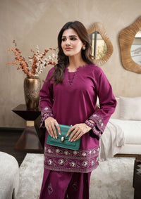 Faiza Faisal | FNF Cords Edit |VIOLET MIST by Faiza Faisal - Designer Dress  - Type : Ladies Clothes - Available at Libayah - 100% Original 