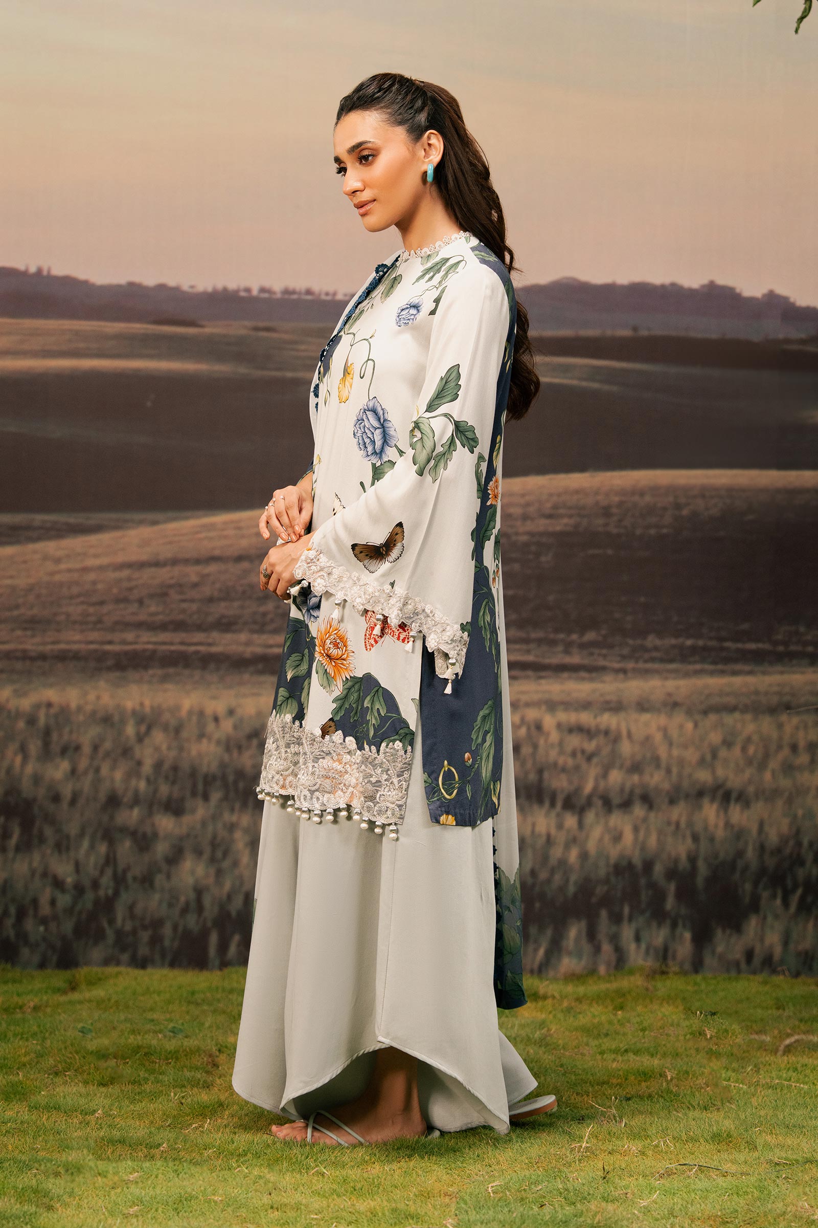 Maria B | Basics Winter 25 | MB-PFUS25-07B by Maria B - Designer Dress  - Type : Ladies Clothes - Available at Libayah - 100% Original 