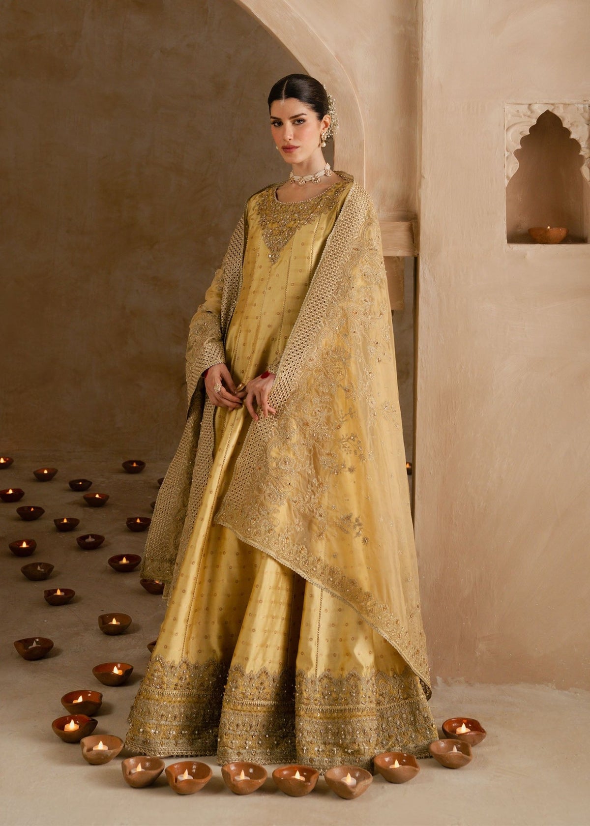 Kanwal Malik | Shehnai Luxury Pret 26 | Roohi by Kanwal Malik - Designer Dress  - Type : Ladies Clothes - Available at Libayah - 100% Original 
