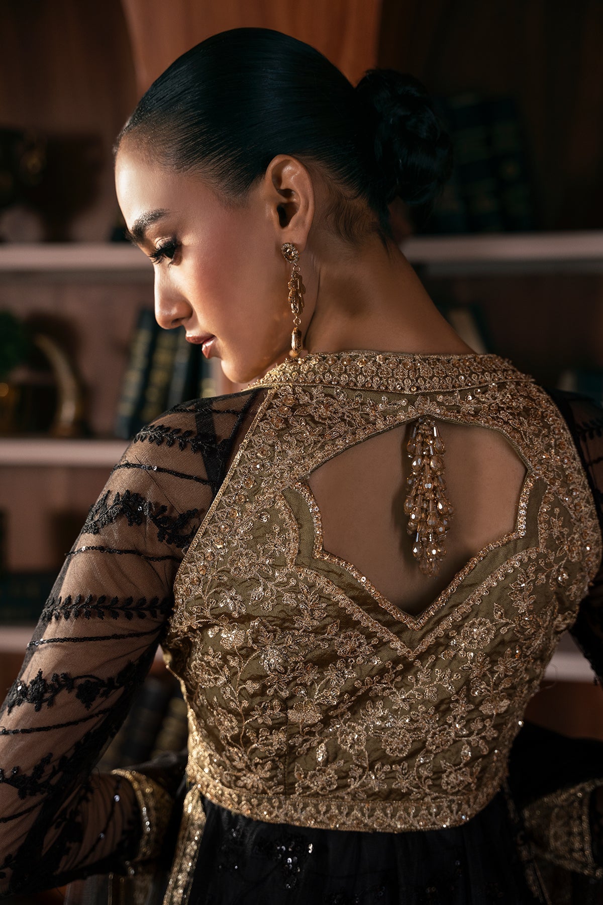 Mina Kashif | Emilie Formals | Opallene by Mina Kashif - Designer Dress - Type : Formal Dress - Available at Libayah - 100% Original