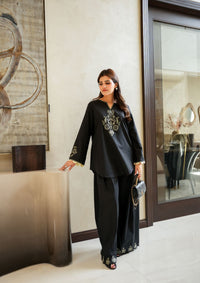 Faiza Faisal | FNF Cords Edit |BLACK ECLIPSE by Faiza Faisal - Designer Dress  - Type : Ladies Clothes - Available at Libayah - 100% Original 