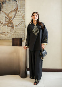 Faiza Faisal | FNF Cords Edit |BLACK ECLIPSE by Faiza Faisal - Designer Dress  - Type : Ladies Clothes - Available at Libayah - 100% Original 