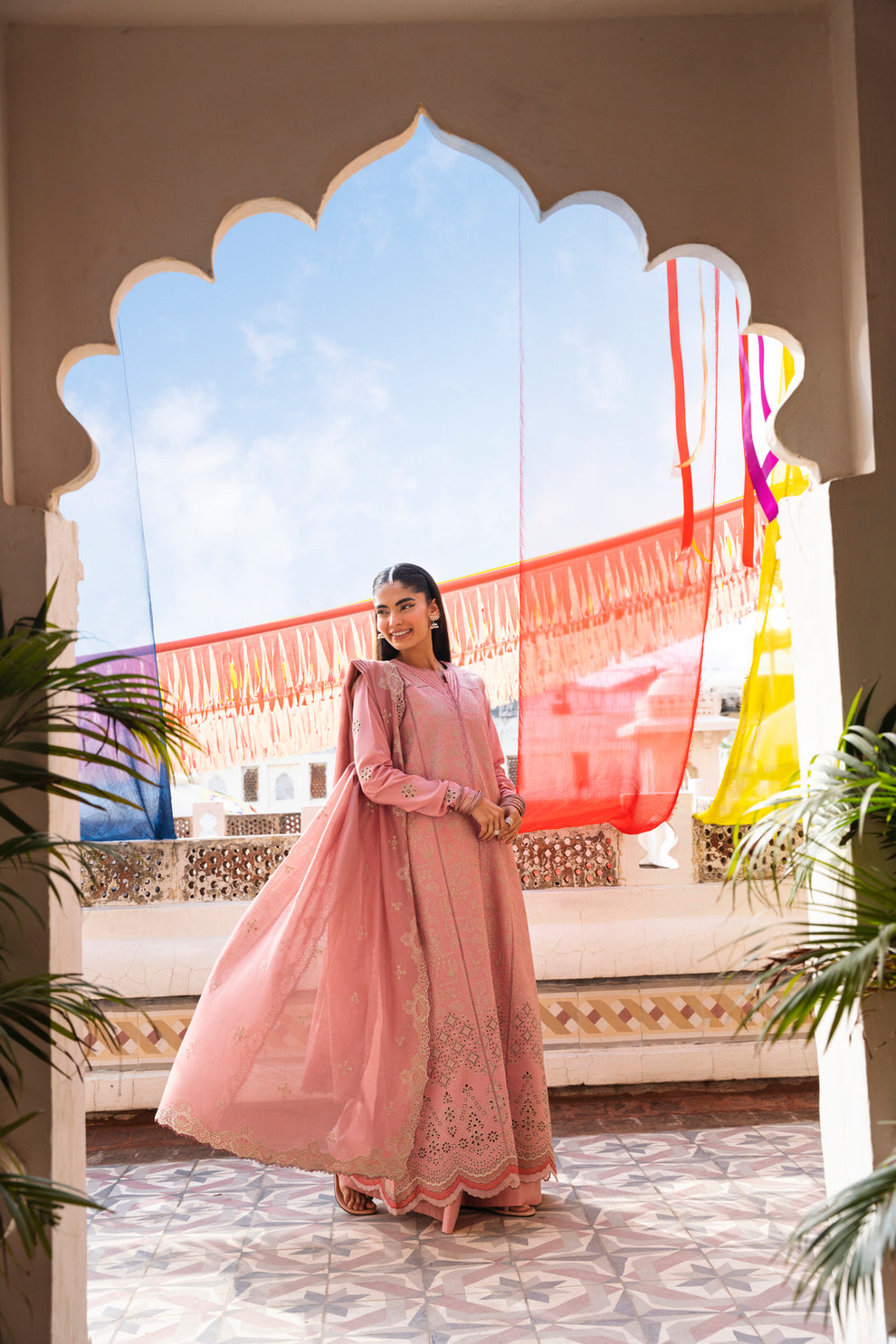 Florent | Basant Chikankari | FBC - 3B - by Libayah - Registered Vendor of : Florent - 100% Original Designer Dress