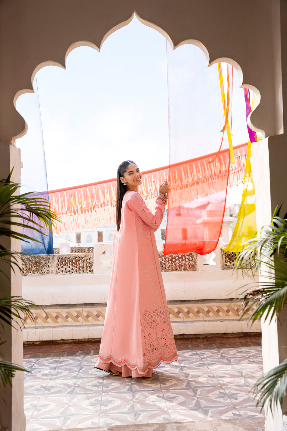 Florent | Basant Chikankari | FBC - 3B - by Libayah - Registered Vendor of : Florent - 100% Original Designer Dress