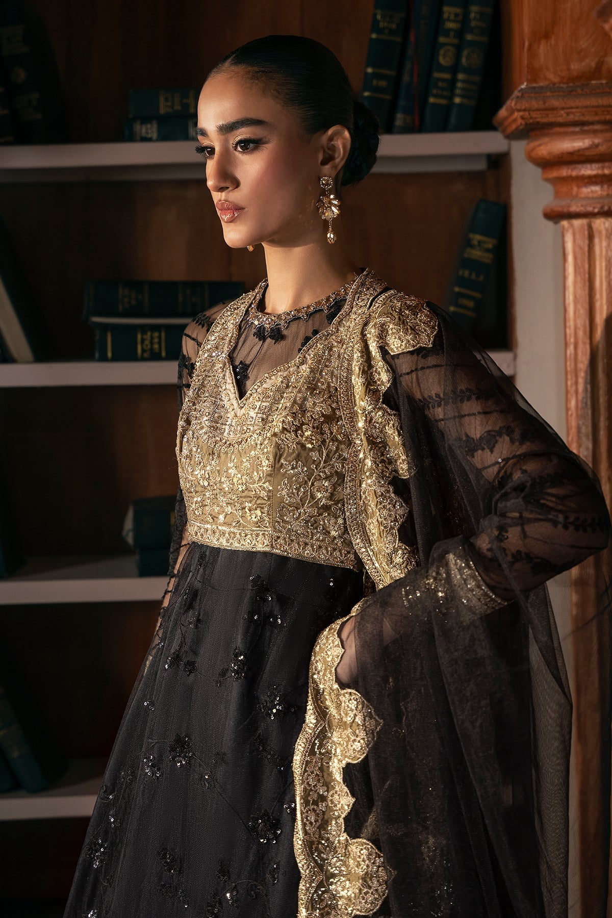 Mina Kashif | Emilie Formals | Opallene by Mina Kashif - Designer Dress - Type : Formal Dress - Available at Libayah - 100% Original