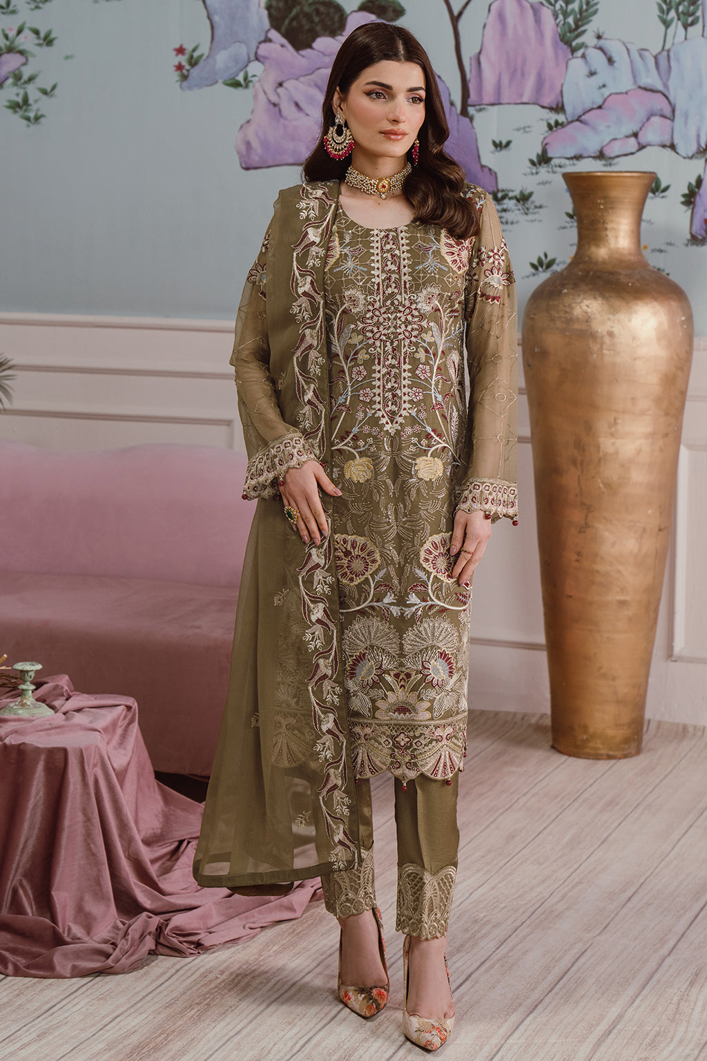 Ramsha | Ramsha Collection | F-2510 by Ramsha - Designer Dress  - Type : Ladies Clothes - Available at Libayah - 100% Original 