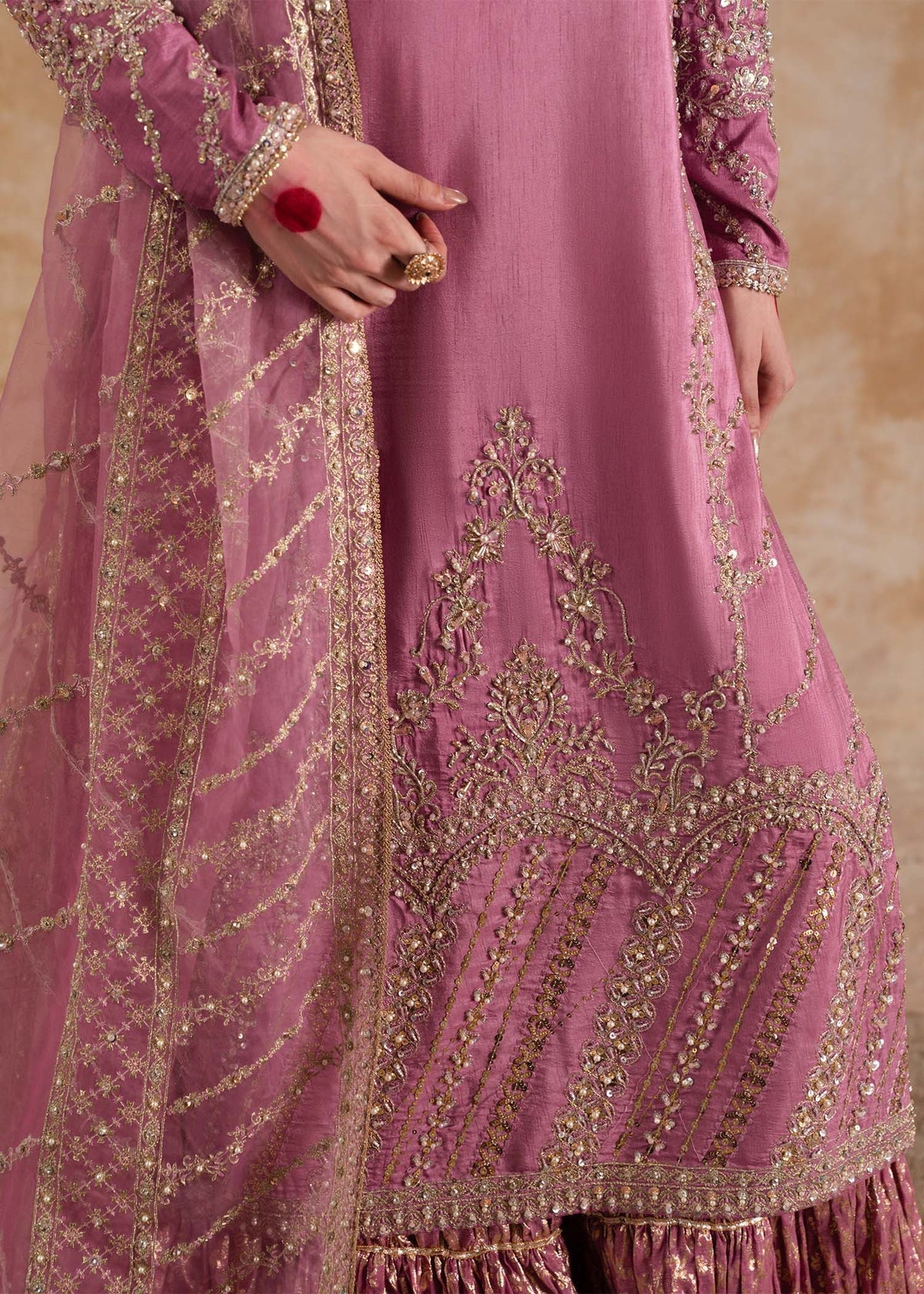 Kanwal Malik | Shehnai Luxury Pret 26 |Saliha by Kanwal Malik - Designer Dress  - Type : Ladies Clothes - Available at Libayah - 100% Original 
