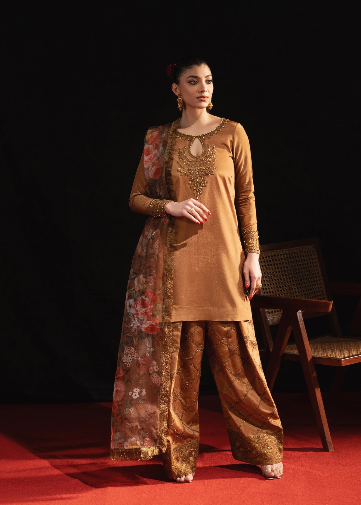 Maria Osama Khan | Jashan Pret | Zeba-e-Jashan by Maria Osama Khan - Designer Dress - Type: Ladies Clothes - Available at Libayah - 100% Original