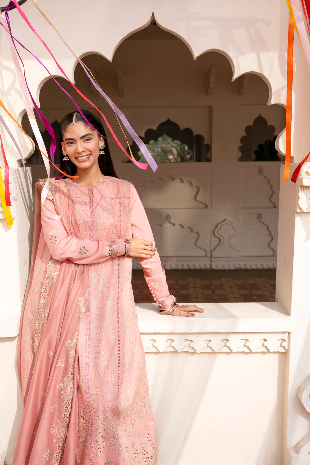 Florent | Basant Chikankari | FBC - 3B - by Libayah - Registered Vendor of : Florent - 100% Original Designer Dress