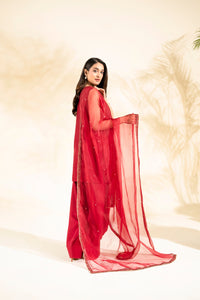 Faiza Faisal | Elara Luxury Pret | ZAR RUBY - Designer Dress - Type : Ladies Clothes - Available at Libayah - 100% Original