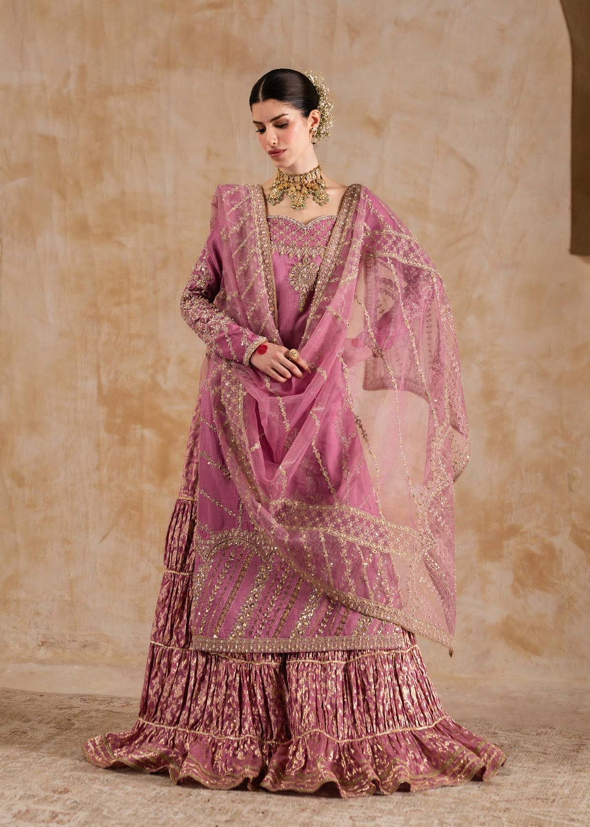 Kanwal Malik | Shehnai Luxury Pret 26 |Saliha by Kanwal Malik - Designer Dress  - Type : Ladies Clothes - Available at Libayah - 100% Original 