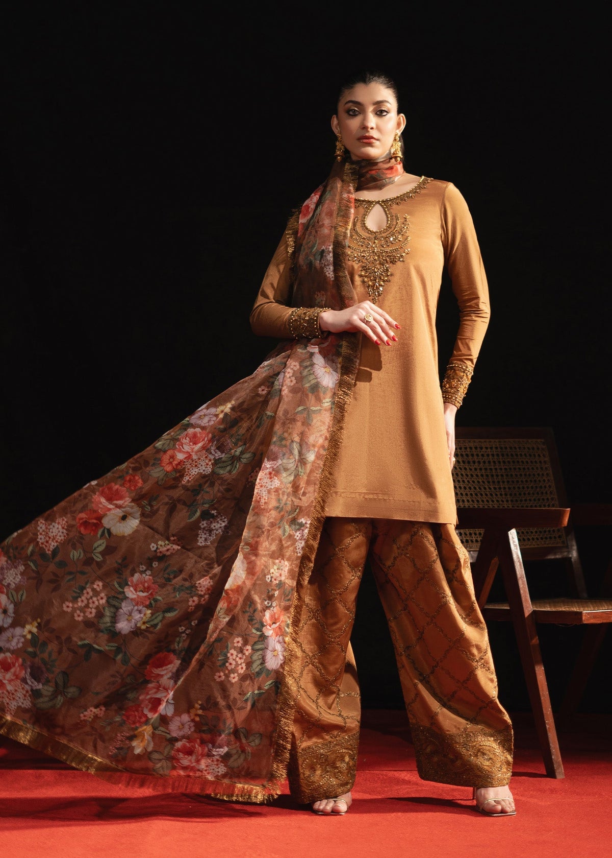 Maria Osama Khan | Jashan Pret | Zeba-e-Jashan by Maria Osama Khan - Designer Dress - Type: Ladies Clothes - Available at Libayah - 100% Original