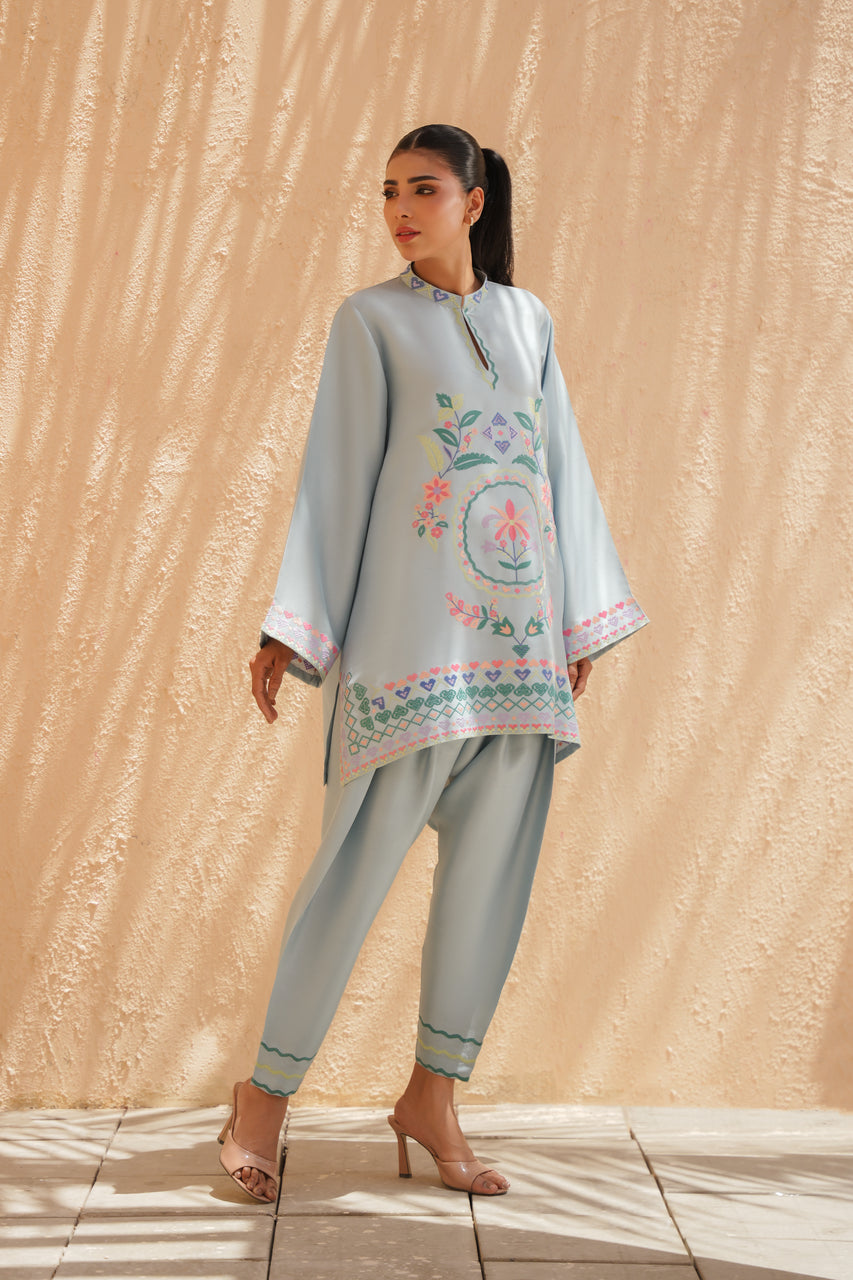 Sania Maskatiya | Eid ul Adha Edit | Kami (B) - by Libayah - Registered Vendor of : Sania Maskatiya - 100% Original Designer Dress