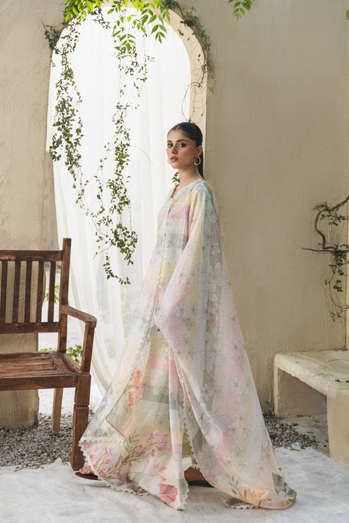 Aabyaan | Shezlin Chikankari 25 | ELIF (AF-07) by Aabyaan - Designer Dress - Type: Ladies Clothes - Available at Libayah - 100% Original