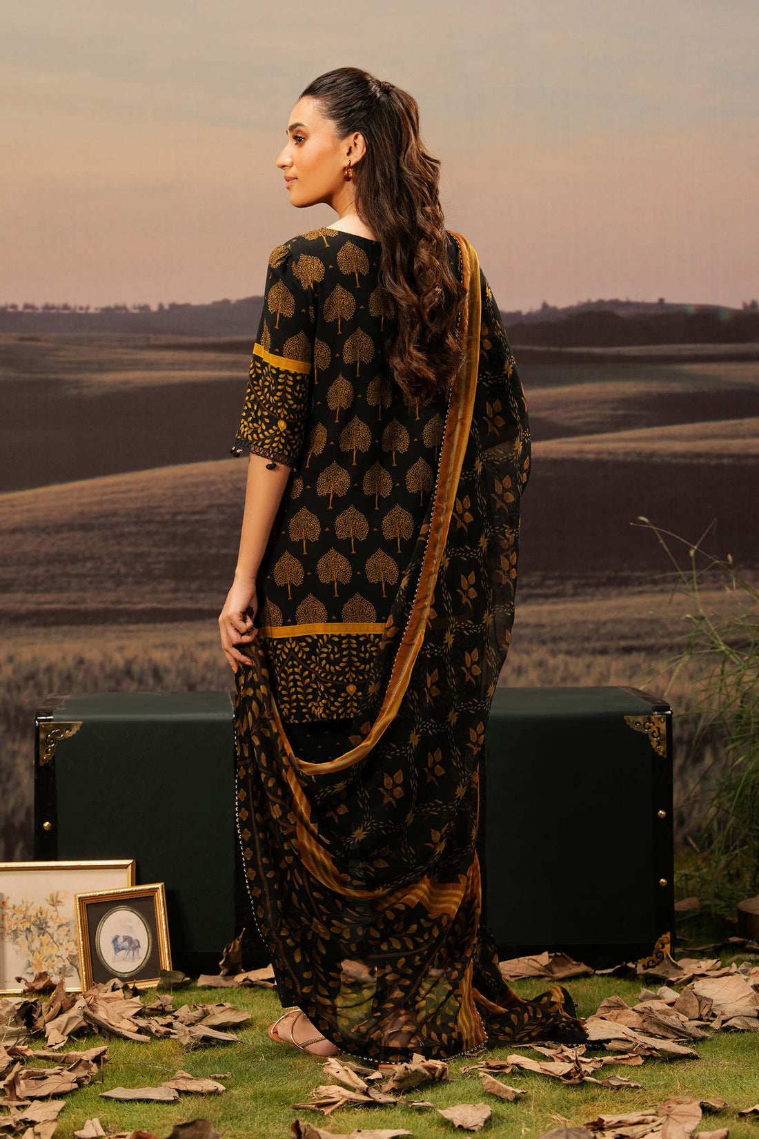 Maria B | Basics Winter 25 | MB-PFUS25-03B by Maria B - Designer Dress  - Type : Ladies Clothes - Available at Libayah - 100% Original 