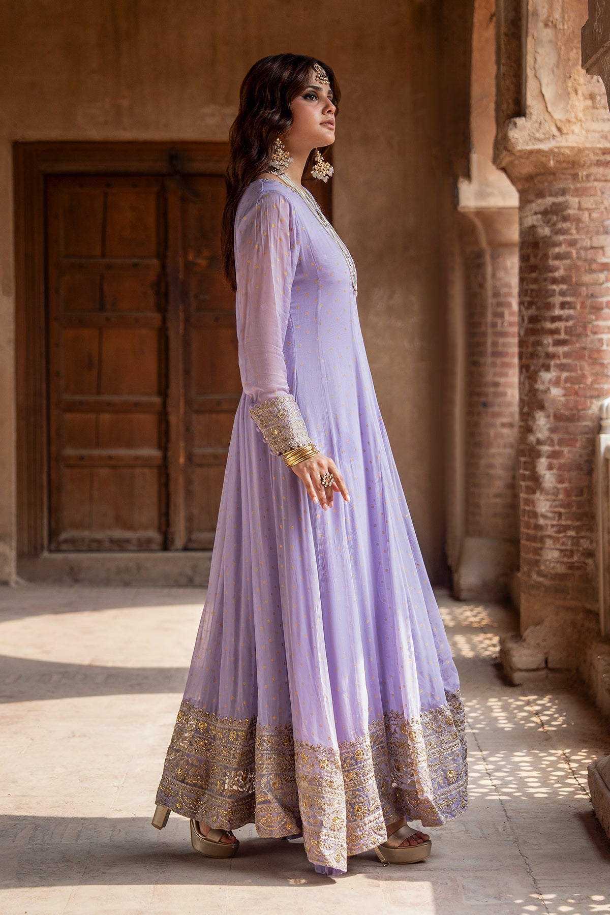 Charizma | Festive Pret | 3-PC Embroidered Chiffon CMA-6-428 by Charizma - Designer Dress  - Type : Ladies Clothes - Available at Libayah - 100% Original 