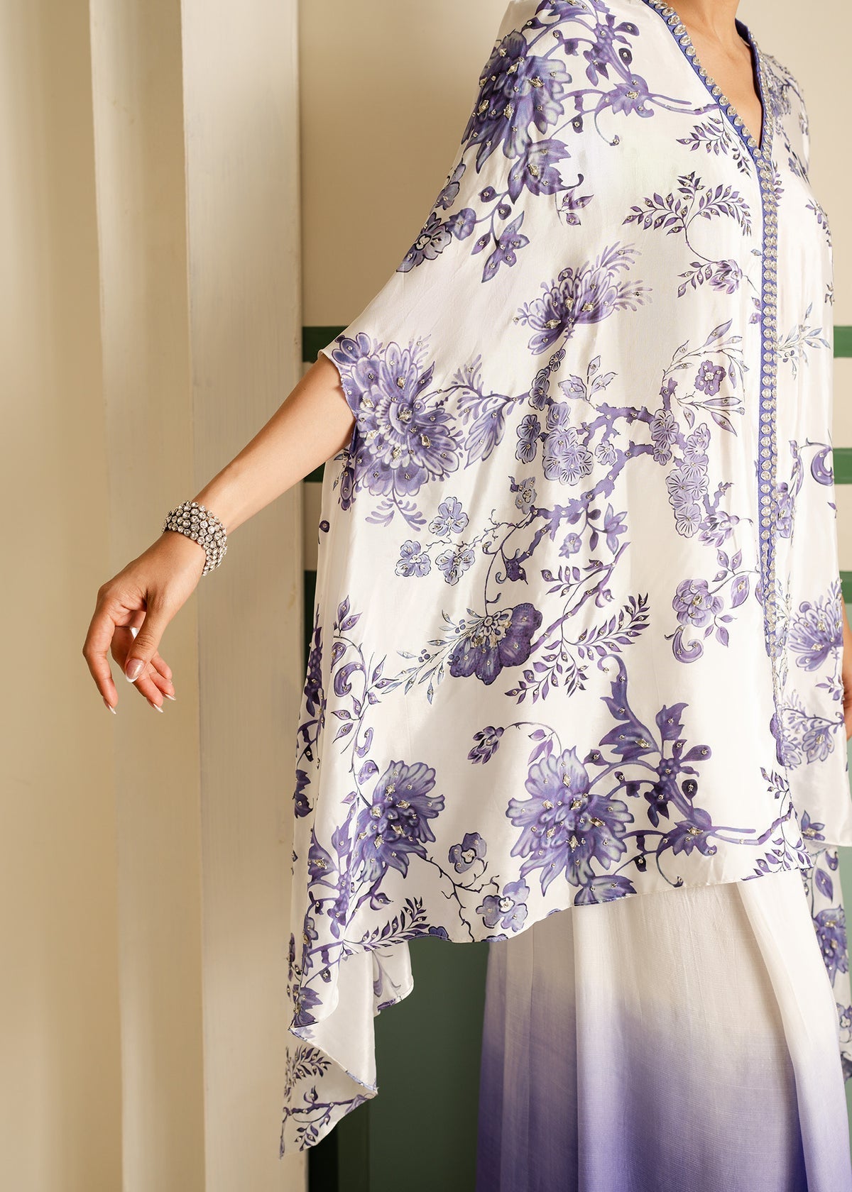 Mahgul | Nooreh Luxe | Indigo Breeze by Mahgul - Designer Dress - Type: Ladies Clothes - Available at Libayah - 100% Original