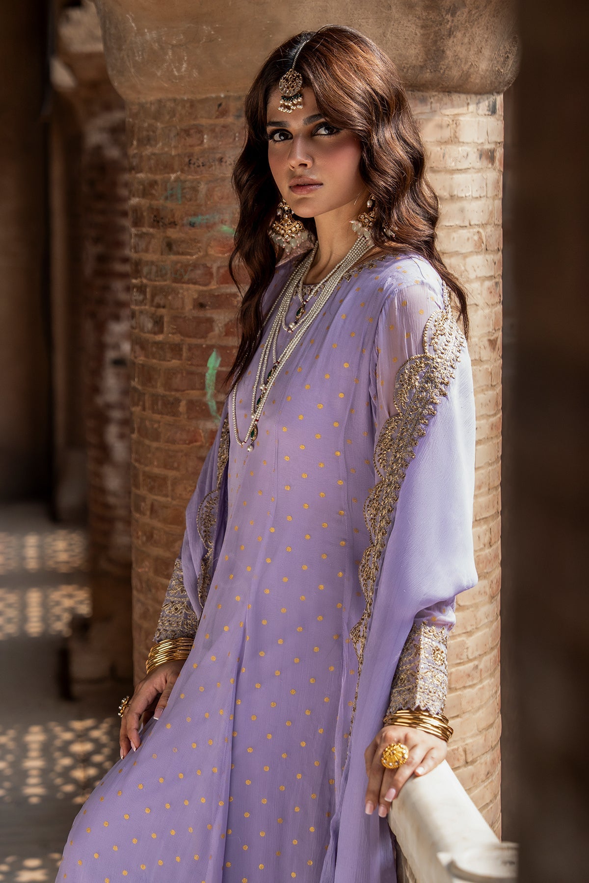 Charizma | Festive Pret | 3-PC Embroidered Chiffon CMA-6-428 by Charizma - Designer Dress  - Type : Ladies Clothes - Available at Libayah - 100% Original 