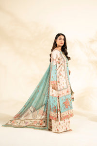 Faiza Faisal | Elara Luxury Pret | AQUA BLOOM - Designer Dress - Type : Ladies Clothes - Available at Libayah - 100% Original