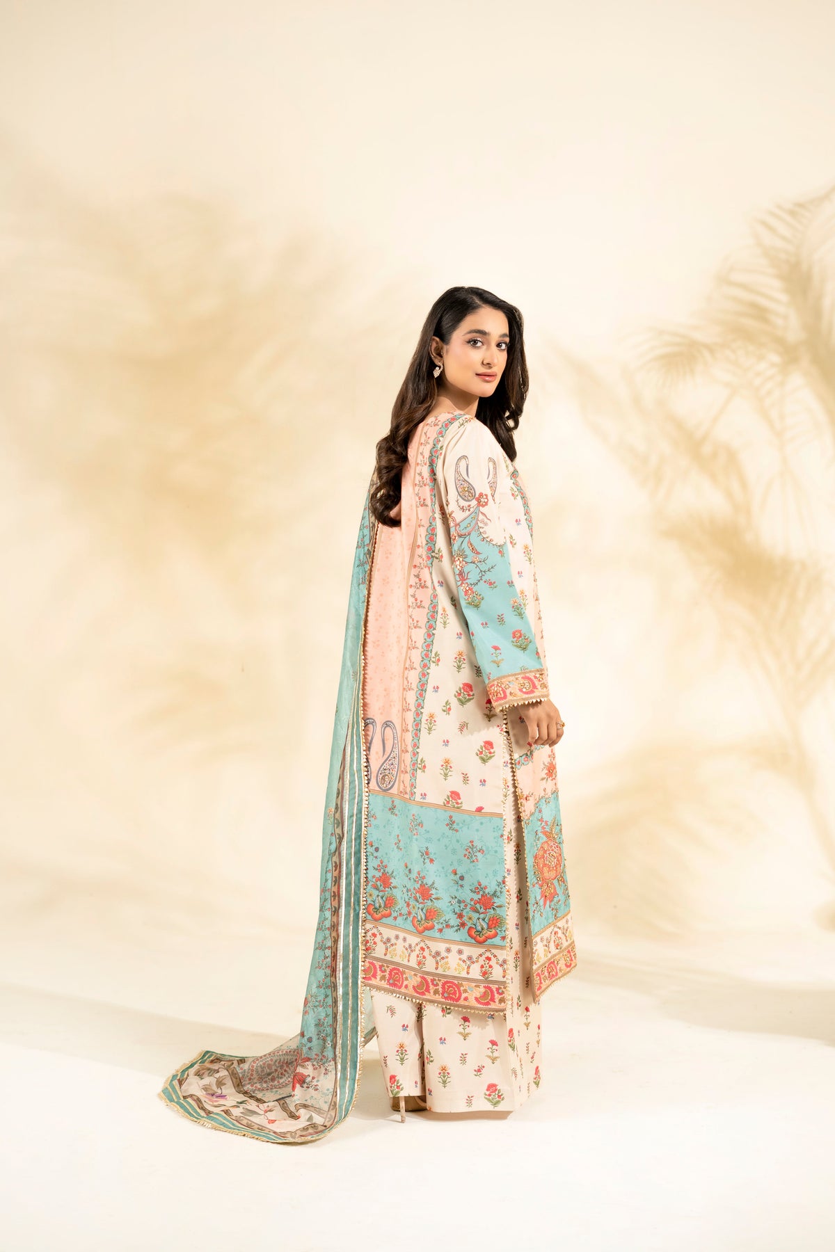 Faiza Faisal | Elara Luxury Pret | AQUA BLOOM - Designer Dress - Type : Ladies Clothes - Available at Libayah - 100% Original